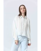 HUNT Cremefarbenes Top