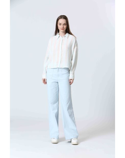 HUNT Cremefarbenes Top