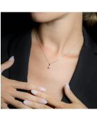 Ciondolo Sheila D0.15/13 in oro bianco