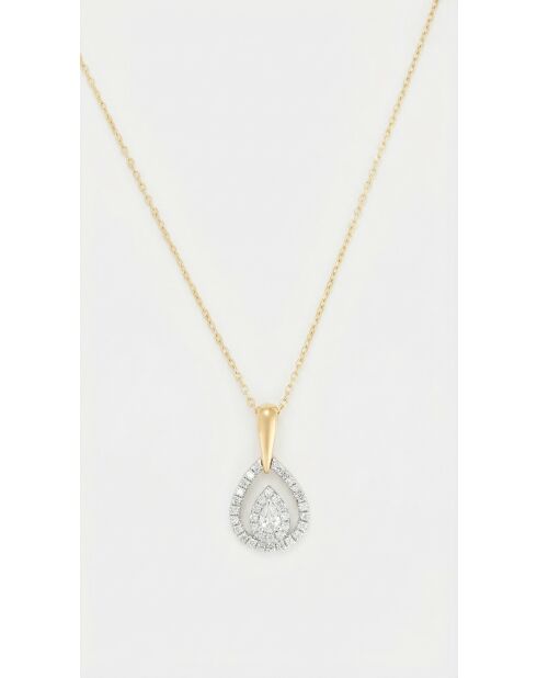 Colgante Shiloh D0.12/33 de oro amarillo