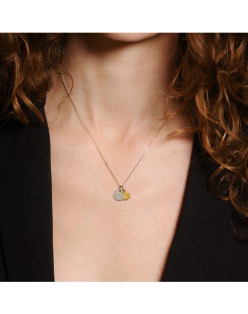 Pendentif Heart to Heart D0,15/64 or bicolore