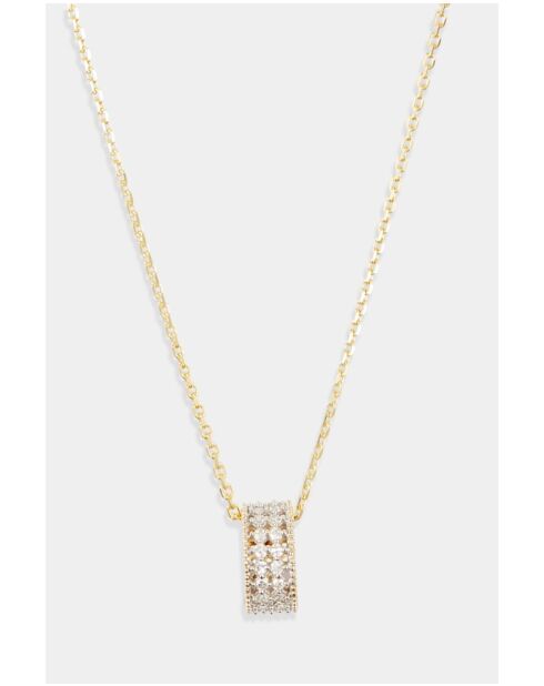 Colgante Lilie D0.15/34 en oro amarillo