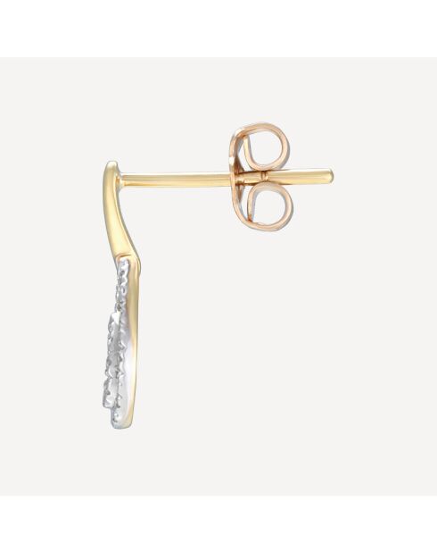Boucles d'oreilles Josephina D0,13/34 or jaune
