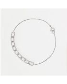 Bracelet Sensibilité D0,38/128 or blanc