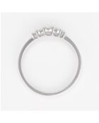 Bague Alagoas D0,06/5 or blanc