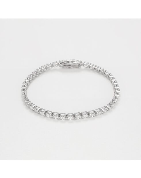 Pulsera Rivière de 4 quilates en oro blanco D4/42