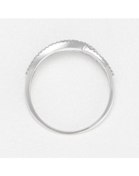 Bague Alaina D0,10/54 or blanc