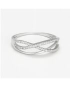 Bague Alaina D0,10/54 or blanc