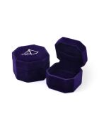 Bague Cœur Éternel D0,10/17 or blanc