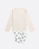 Pijama Let It Snow beige