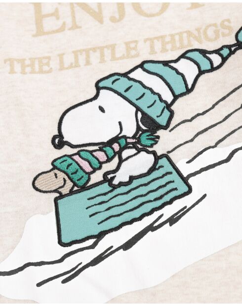 Pyjamas Let It Snow beige