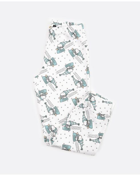 Pyjamas Let It Snow beige