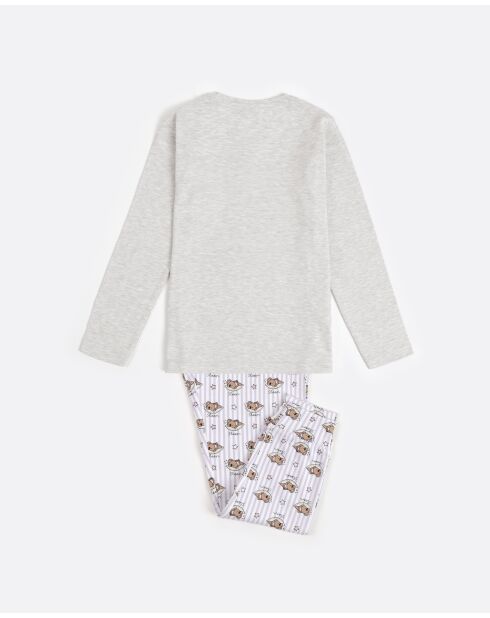 Pyjama « Tout ce dont vous avez besoin, c’est de dormir »  gris