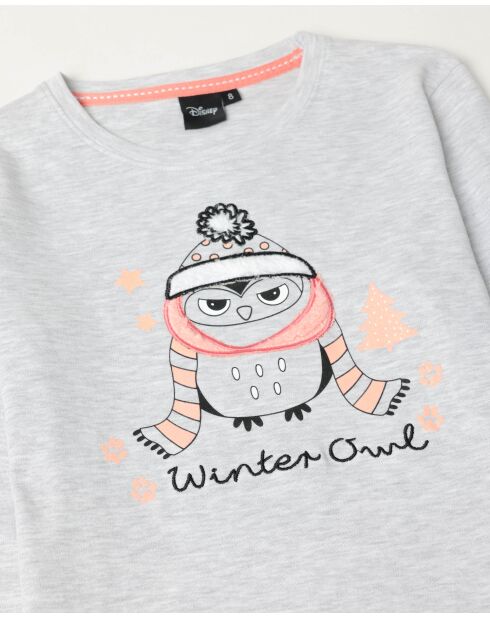 Pyjama Winter Owl  gris