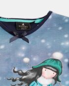 Pigiama da danza sul ghiaccio blu marino