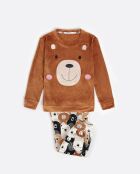 Pyjamas Velvet Bear Family brun