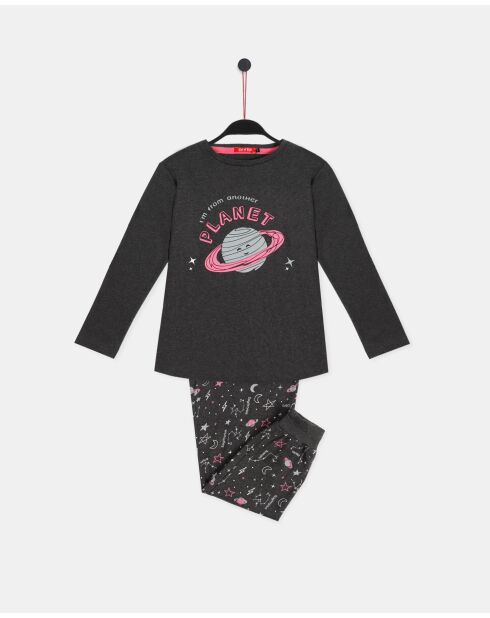 Pyjama Planet  gris