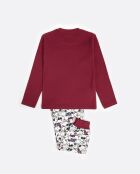 Pijama burdeos Snoopy