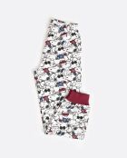 Pijama burdeos Snoopy