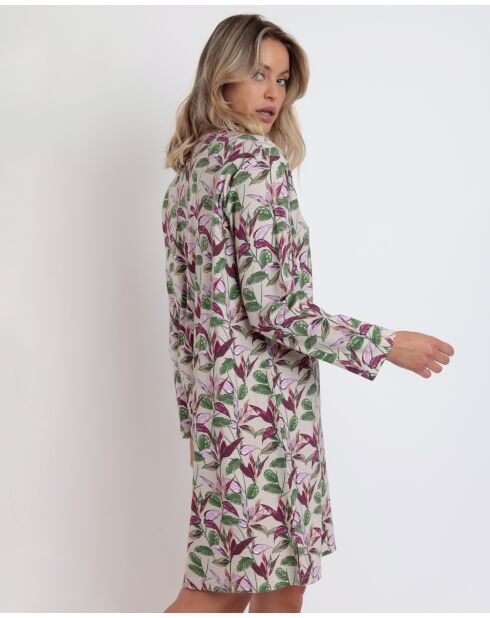 Robe de nuit Fleurs dans le Grenier rose ancien