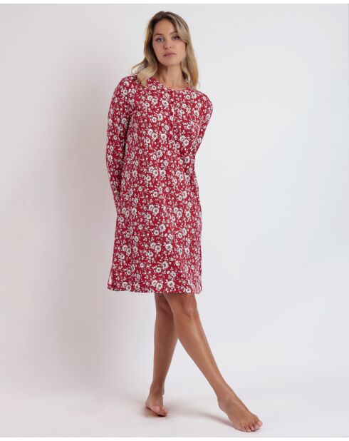 Robe de nuit Romantique rouge