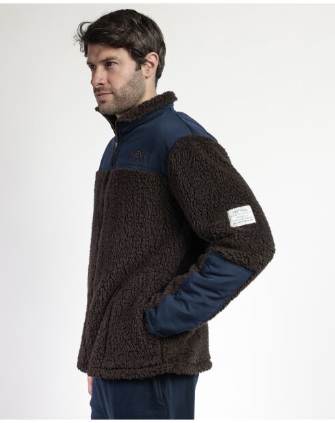Veste chaude New Plan brune