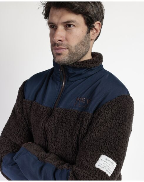 Veste chaude New Plan brune
