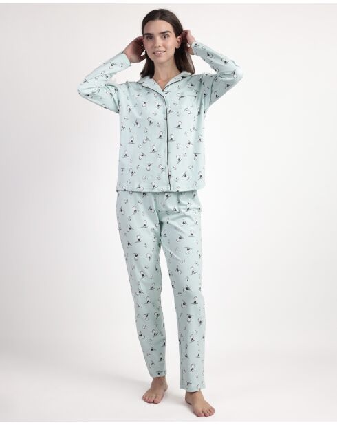 Pyjama Sleep Society bleu