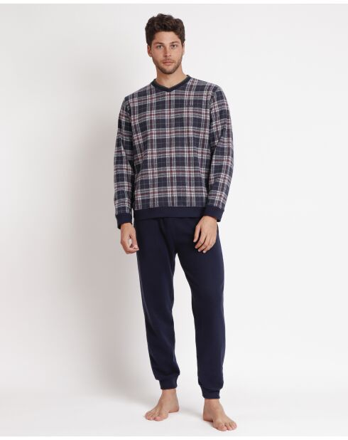 Marineblauwe pyjama Antonio Miro