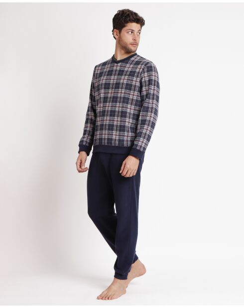 Marineblauwe pyjama Antonio Miro