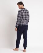 Antonio Miro marineblauer Pyjama