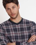 Antonio Miro marineblauer Pyjama