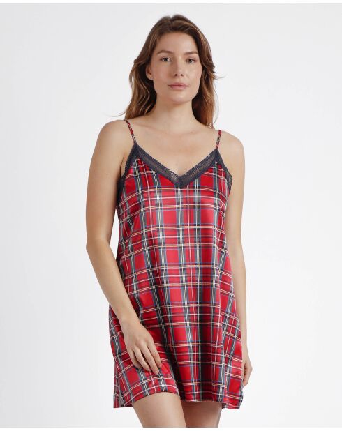 Nuisette Classic style écossais rouge