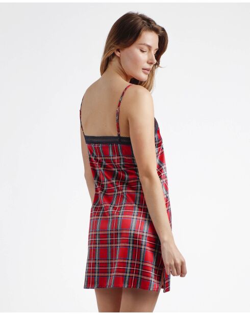 Nuisette Classic style écossais rouge