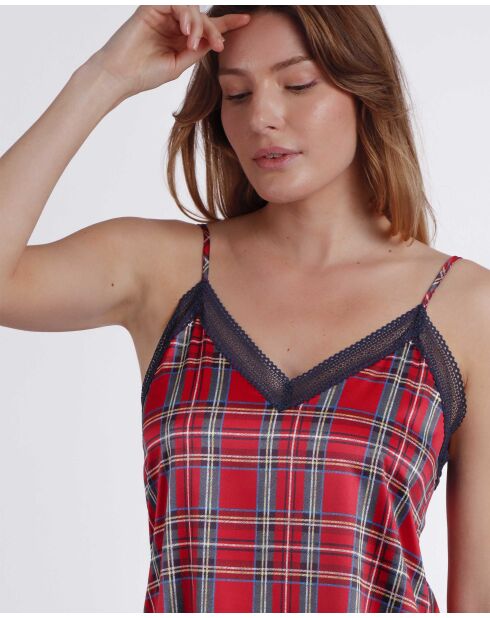 Nuisette Classic style écossais rouge