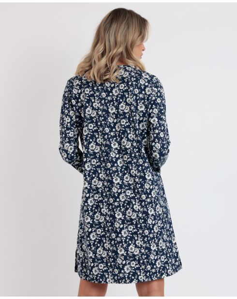 Robe de nuit Romantique bleu marine