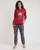 Pijama rojo «Have a Lazy Christmas»