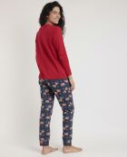 Pijama rojo «Have a Lazy Christmas»