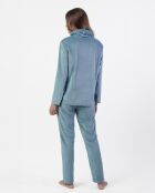 Pyjama en velours Luxury bleu