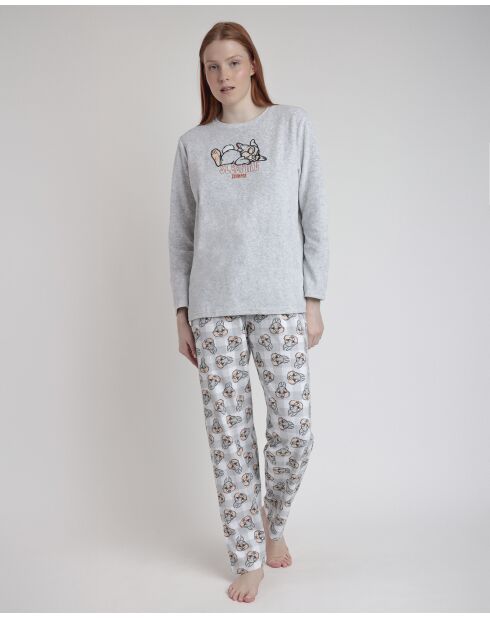 Pyjama Panpan gris