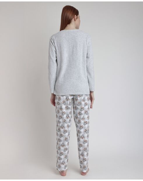 Pyjama Panpan gris