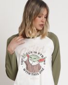 Star Wars Das Kind khakifarbener Pyjama