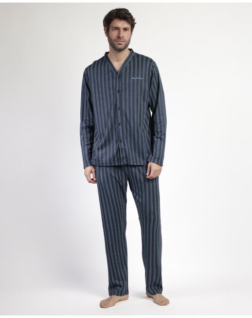 Pijama azul marino Stay at Home