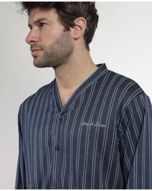 Pijama azul marino Stay at Home