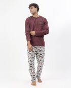 Pijama marrón Dog Home