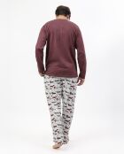 Pijama marrón Dog Home