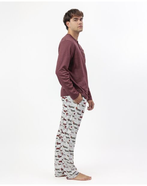Pijama marrón Dog Home