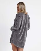 Robe de nuit Classic  rayures grise