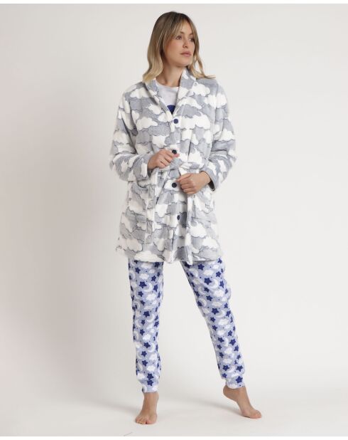 Veste chaude « Rêves devenus réalité » bleue