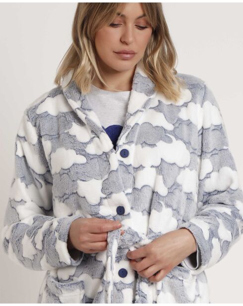 Veste chaude « Rêves devenus réalité » bleue